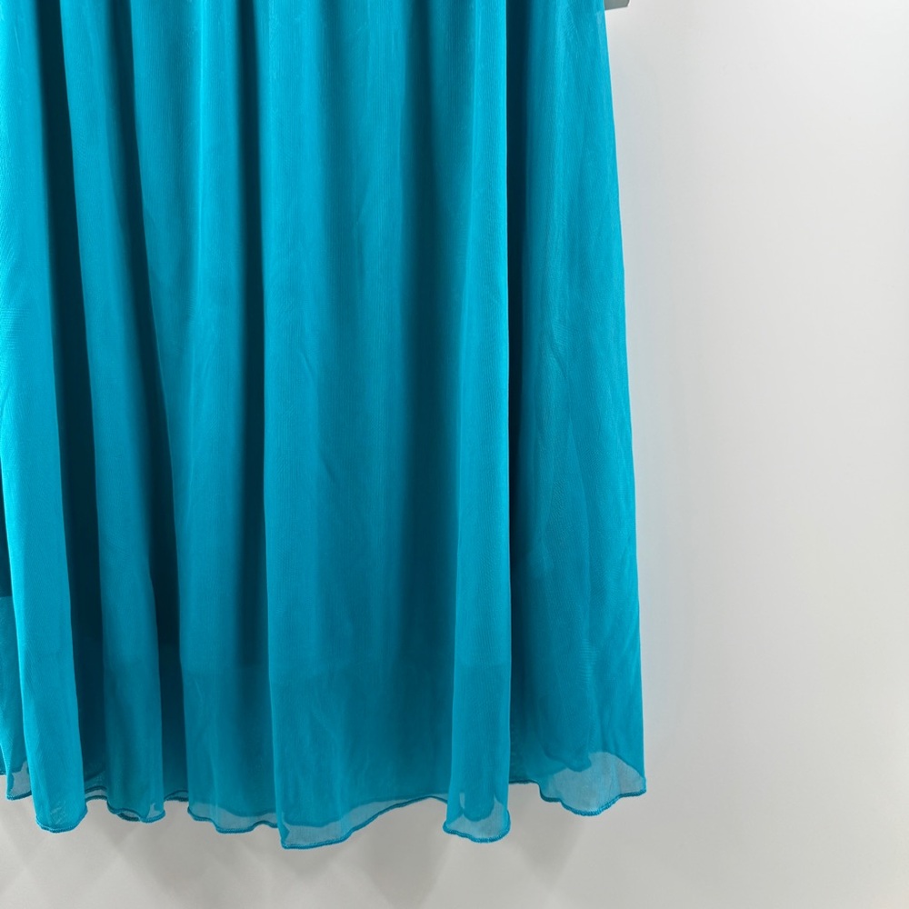 LuLaRoe Lola Skirt NWT – Women’s Small Teal & Turquoise - Picture 3 of 4